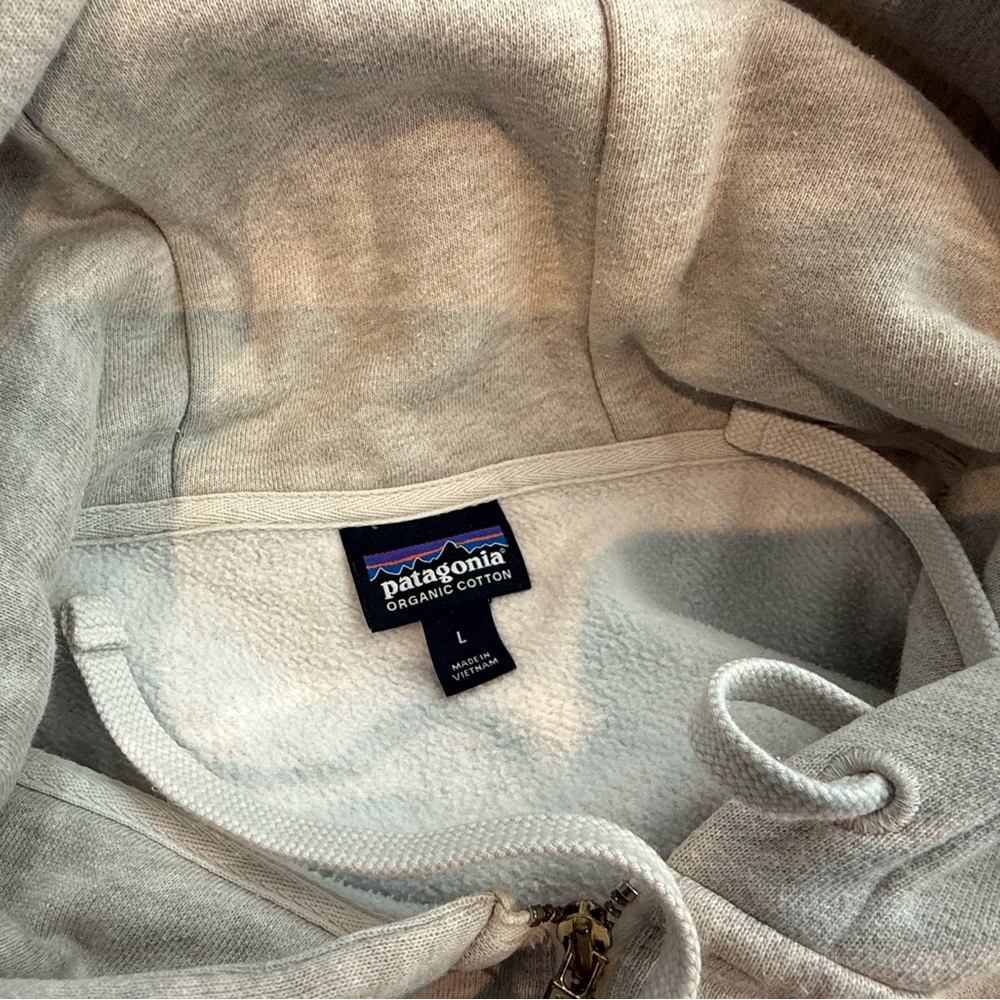 Patagonia men hoodie jacket organic cotton